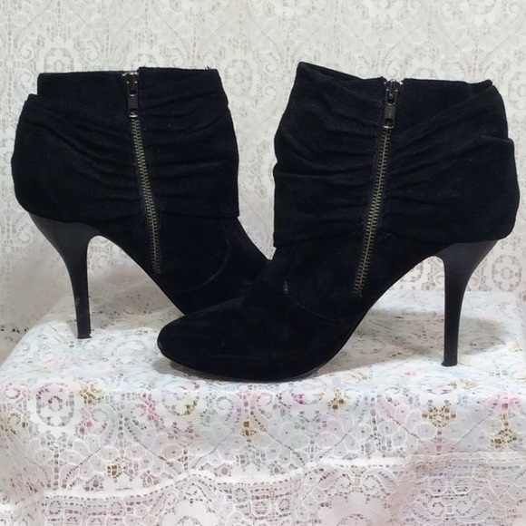 Suede Bow-Knot Ankle Boots - Picture 7 of 8